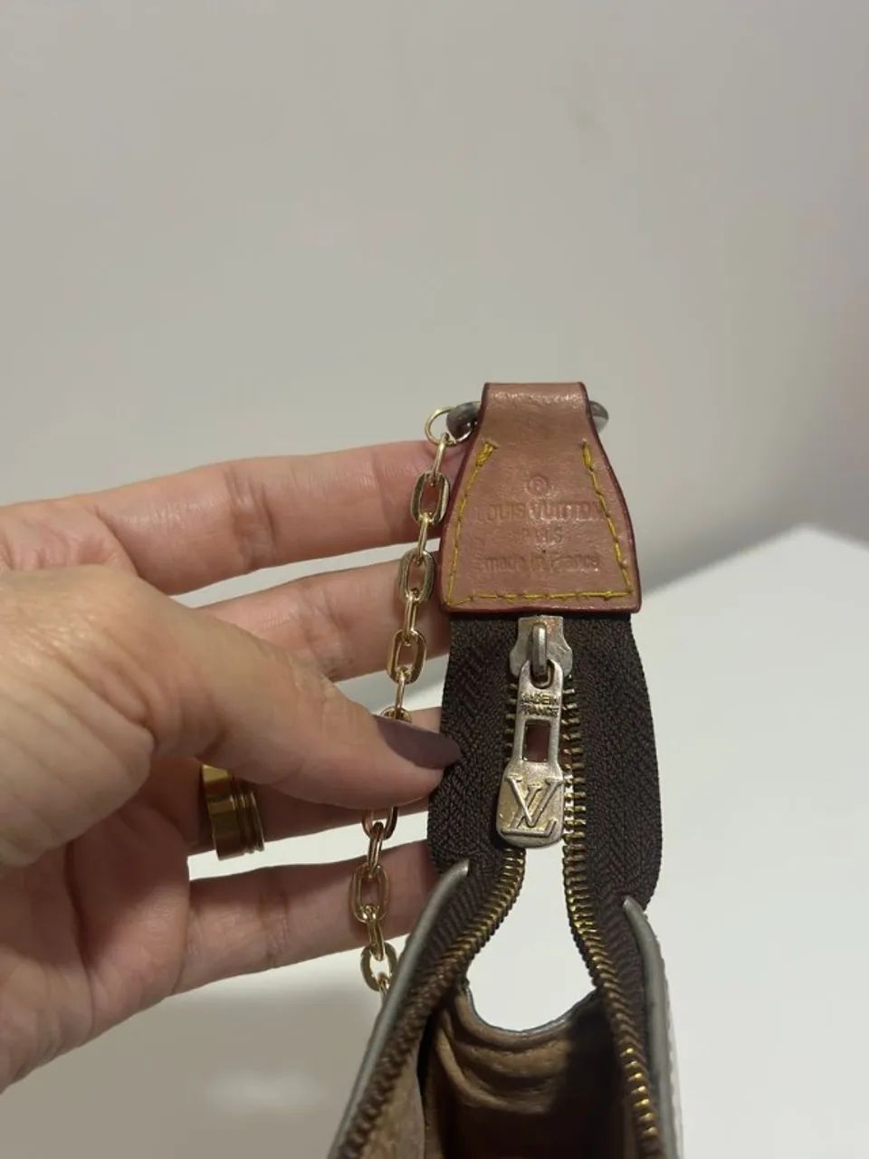 bolsa louis vuitton vintage prata - Foto 5