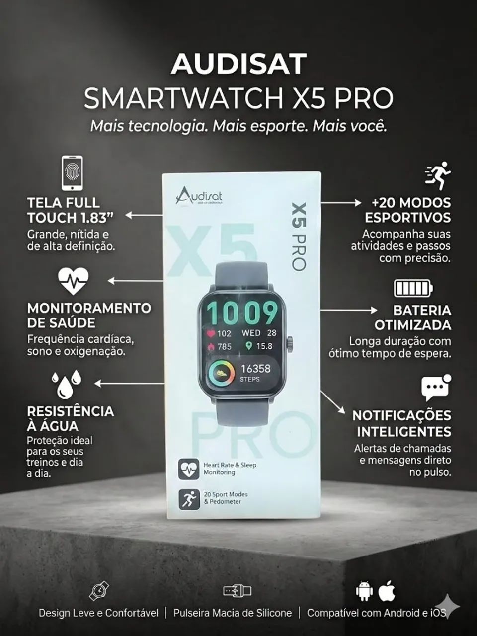 Smartwatch Audisat x5 Pro