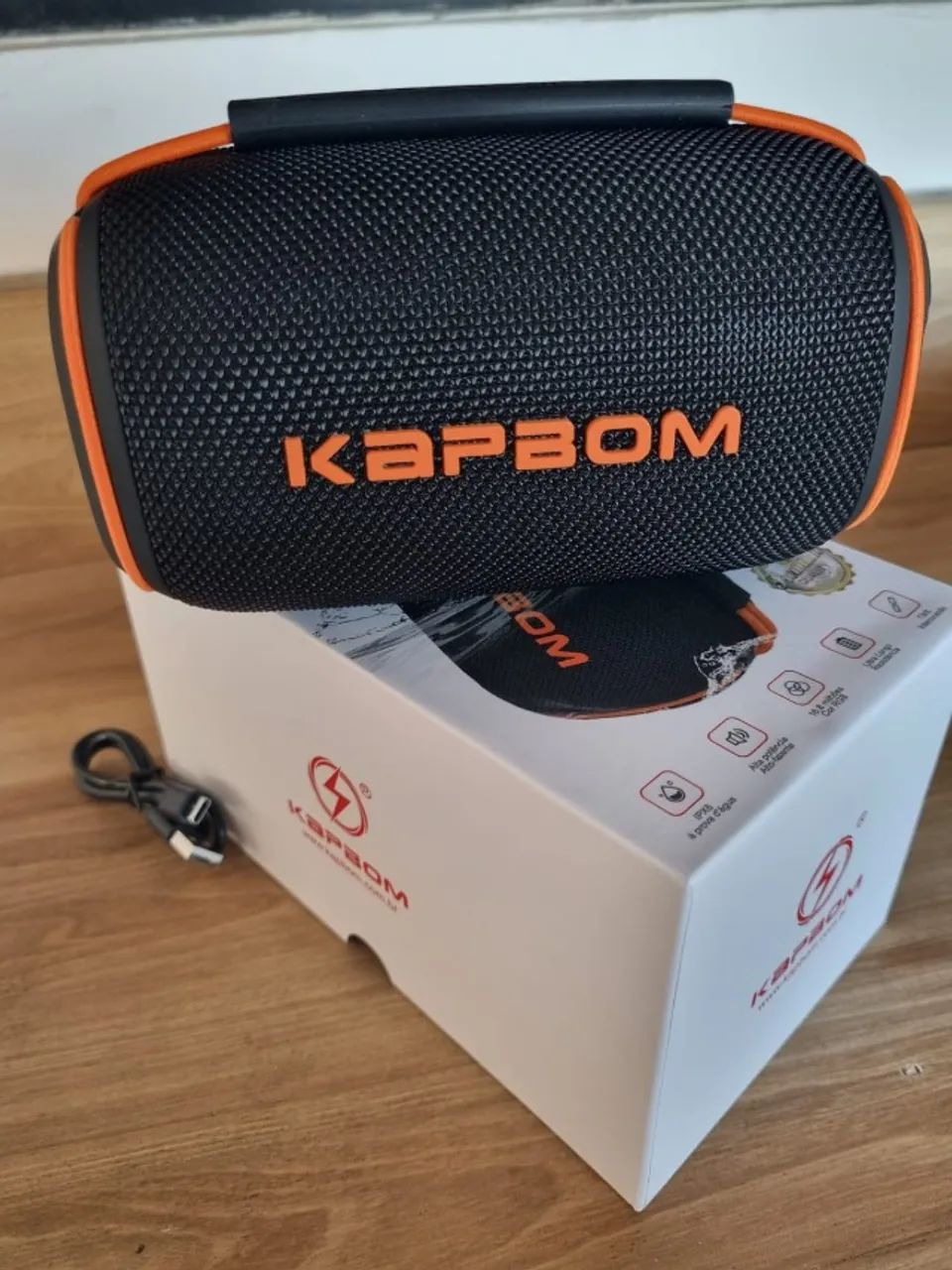 Caixa de Som Bluetooth Original Potente USB e Tipo-C