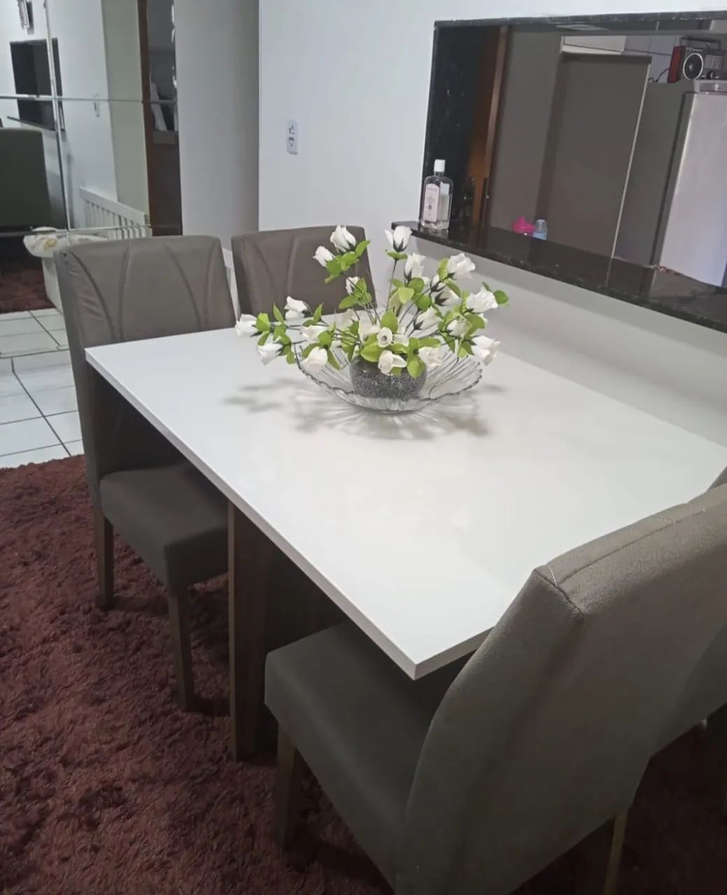 Mesa de jantar 4 cadeiras - Foto 2
