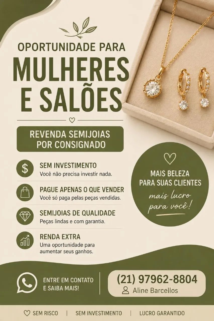 Vender semijoias consignado 