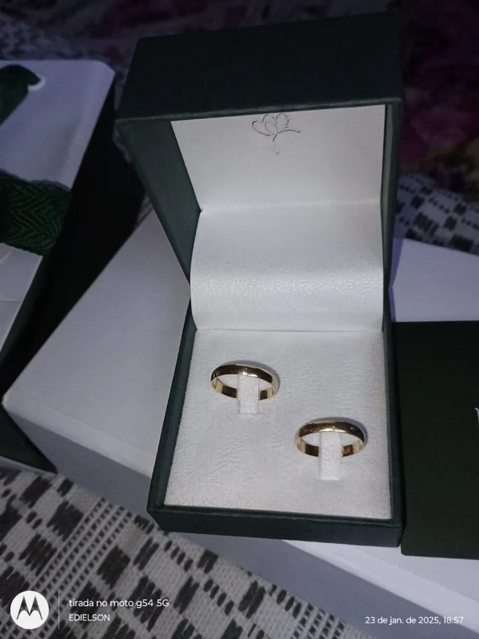 Aliança de ouro 18k  - Foto 4
