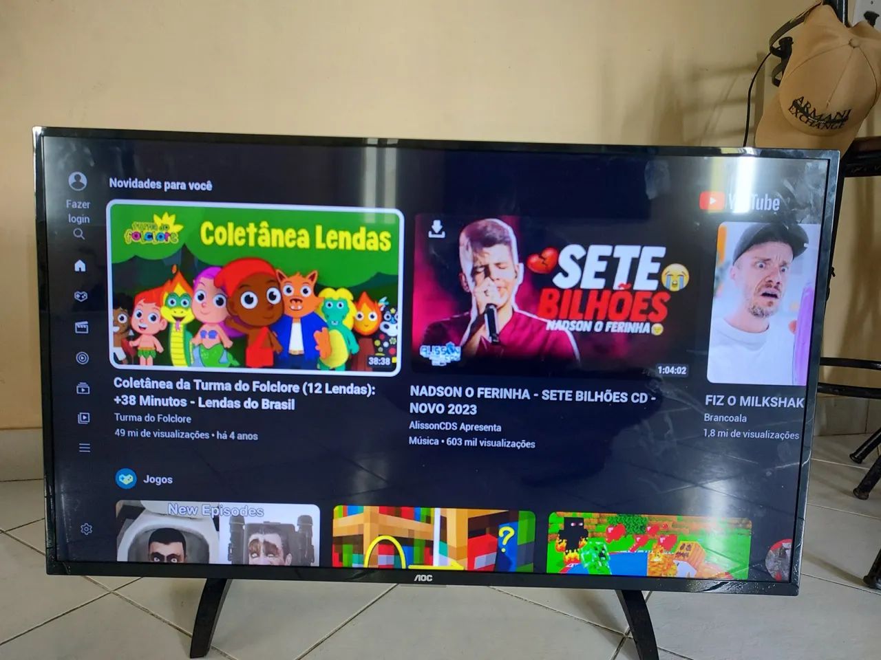 Smart TV AOC 32 Polegadas, Aplicativos Netflix YouTube!  - Foto 2