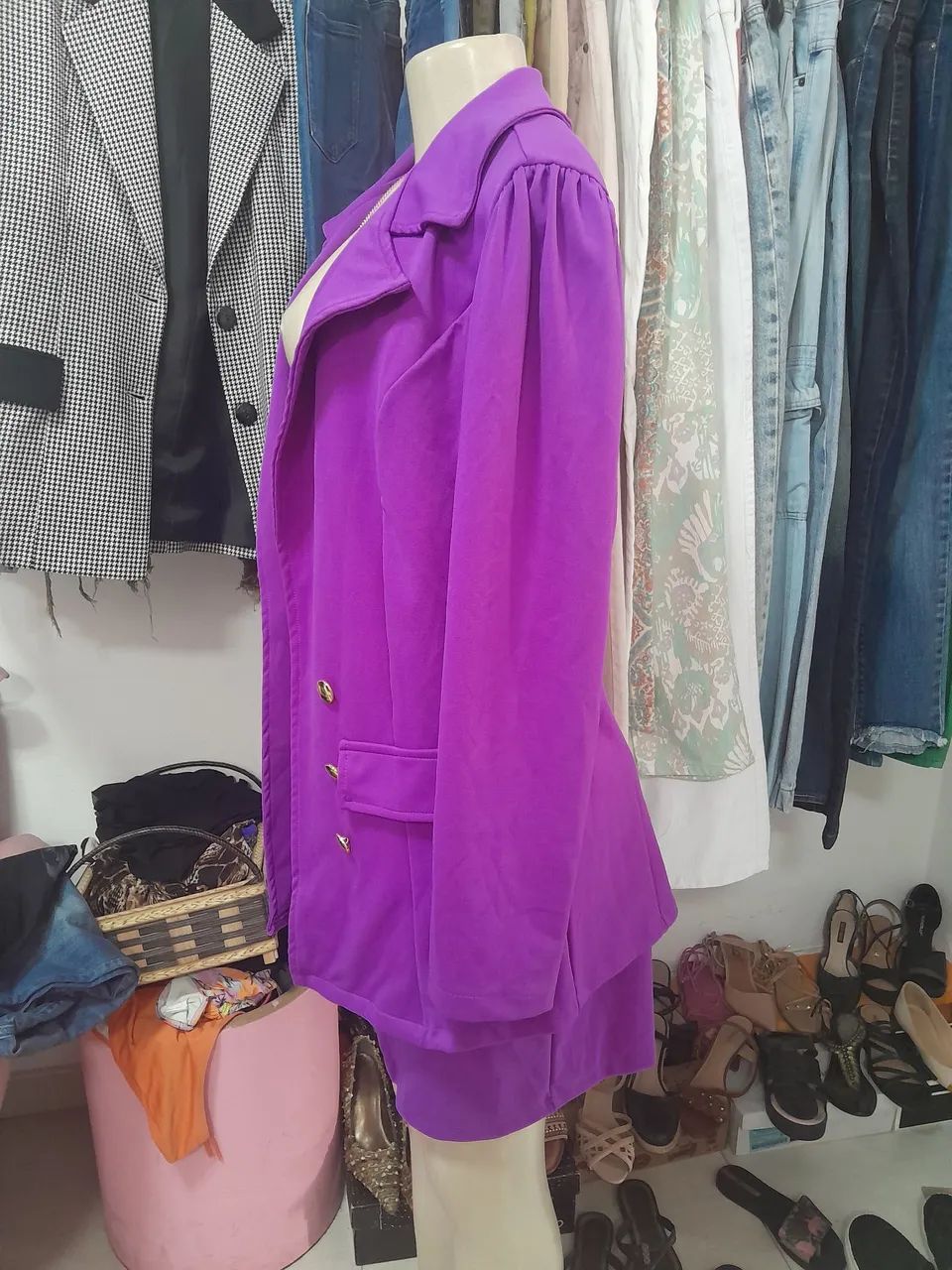 Conjunto  roxo tam. G  - Foto 3