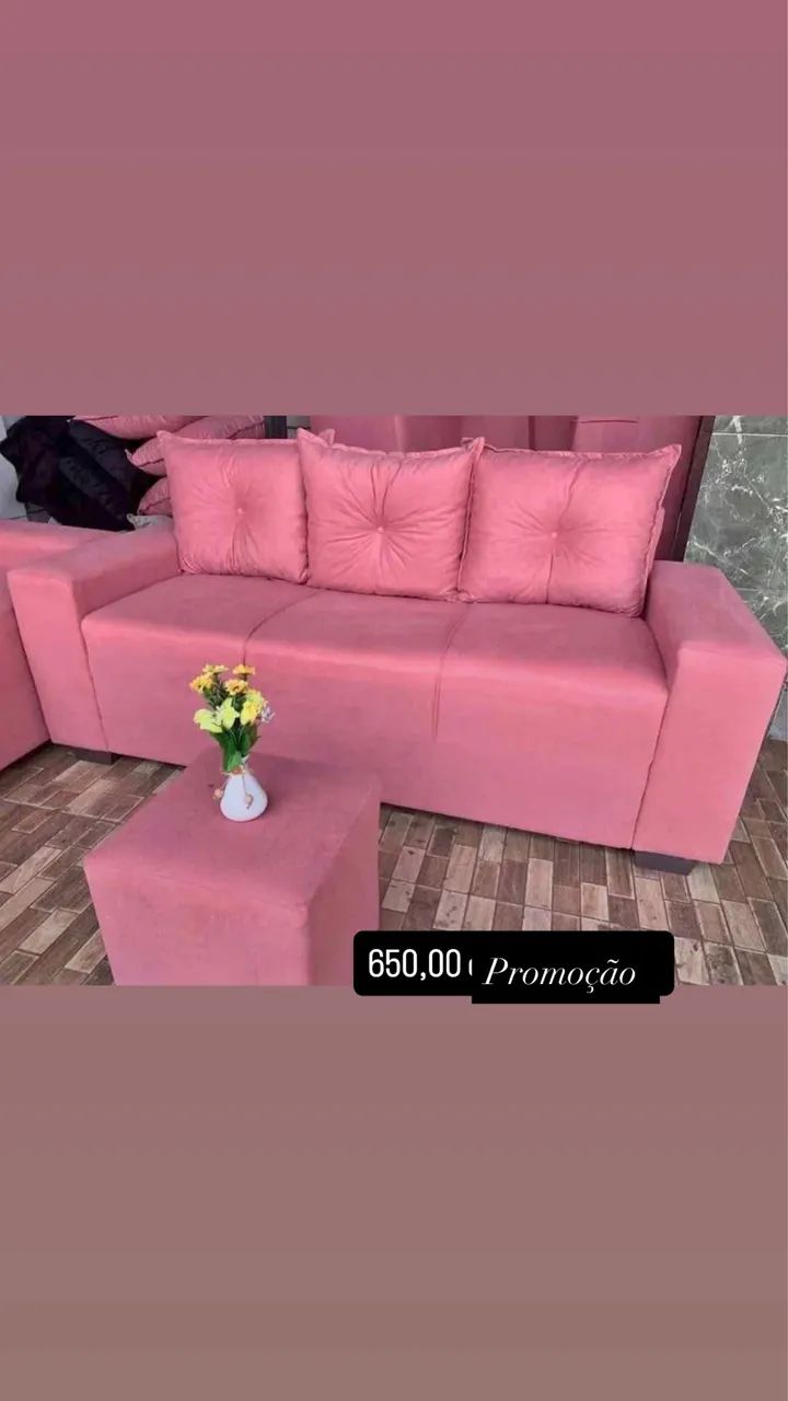 SOFÁ ROSE NA PROMOÇÃO 650 