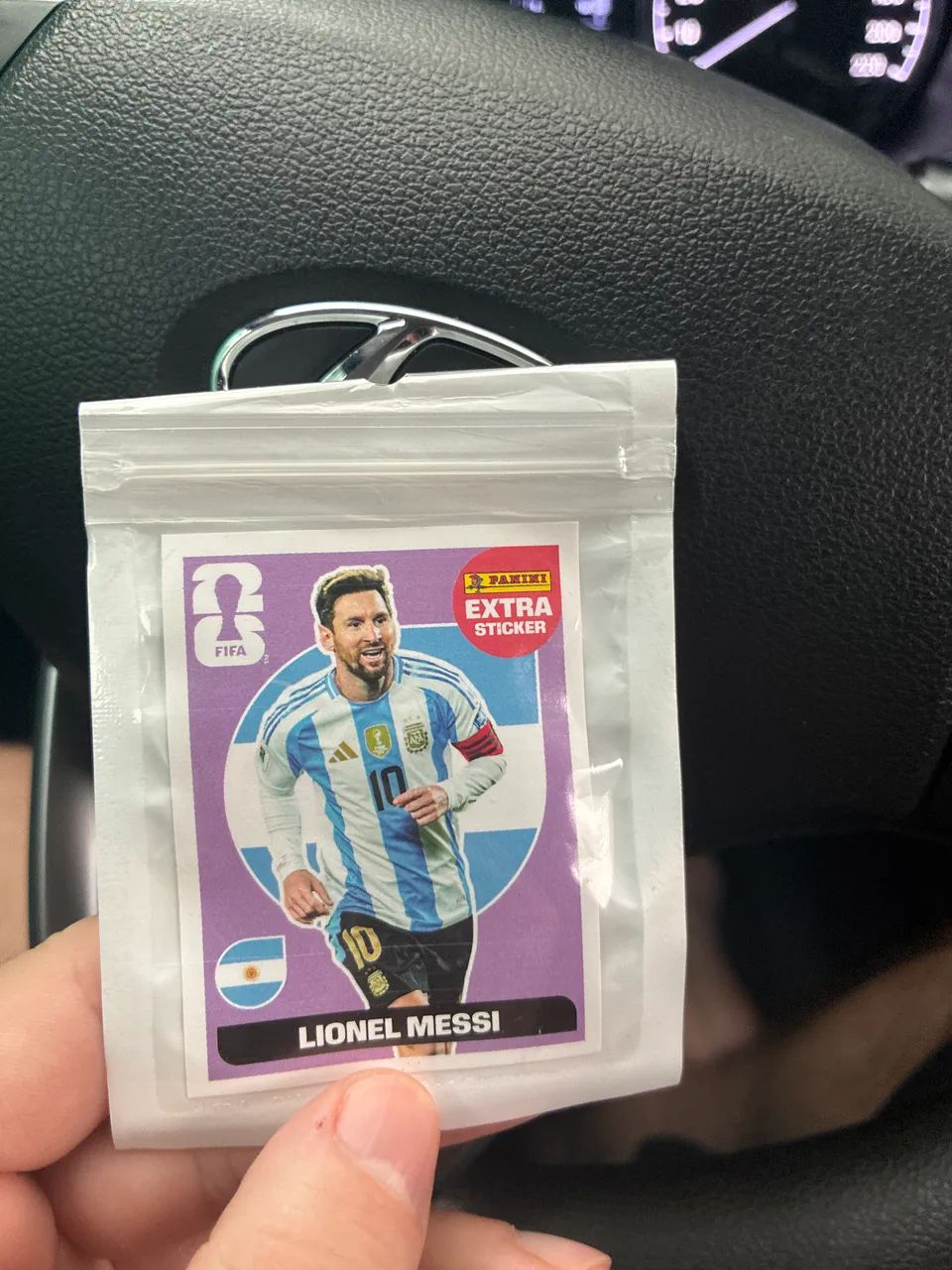 Figurinha do Messi 