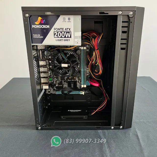 CPU NOVA - CORE I3 8GB 120GB COM WINDOWS 10 PRO E PROGRAMAS - Foto 4