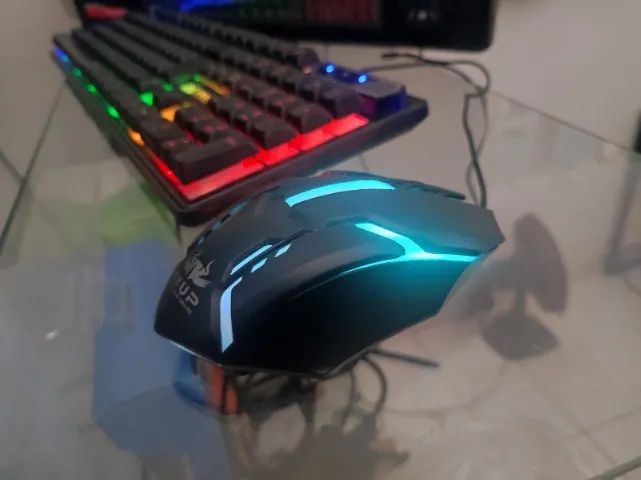 Kit teclado e mouse gamer - Novo  - Foto 4