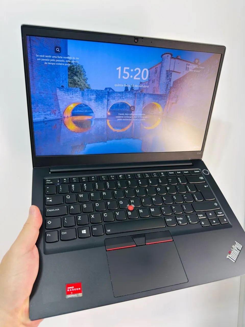 Notebook Lenovo ThinkPad E14 - Ryzen 5 e Radeon Graphics.