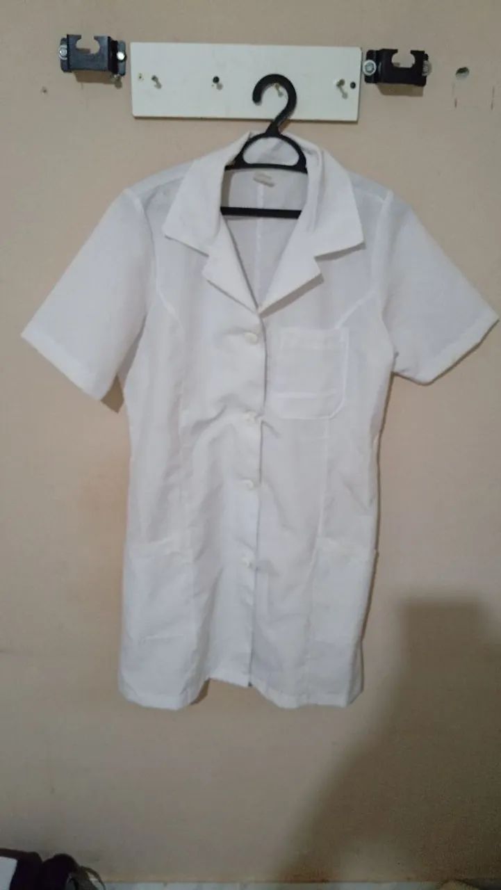 Jaleco branco usado M