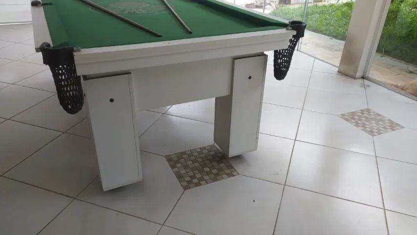 Mesa de Sinuca Completa com Tacos e Suporte - Foto 2
