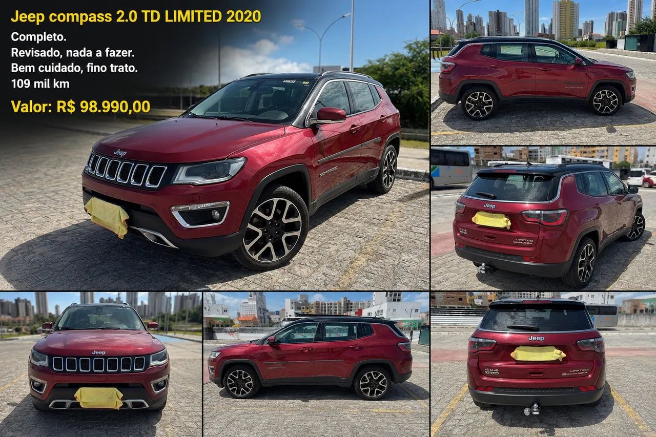 Jeep Compass COMPASS LIMITED 2.0 4x4 Diesel 16V Aut. 2020