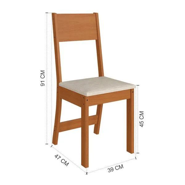 Mesa retangular com 4 cadeiras! - Foto 3