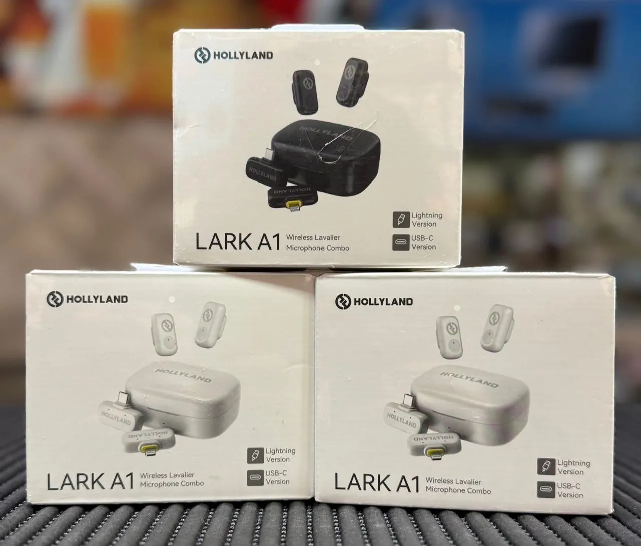 Hollyland Lark M2S Combo (Camera RX+USB-C RX+ Lightning Adaptador