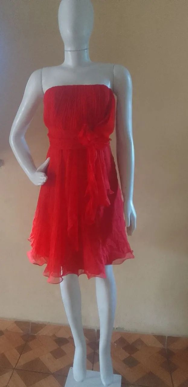 Vestido tomara que caia