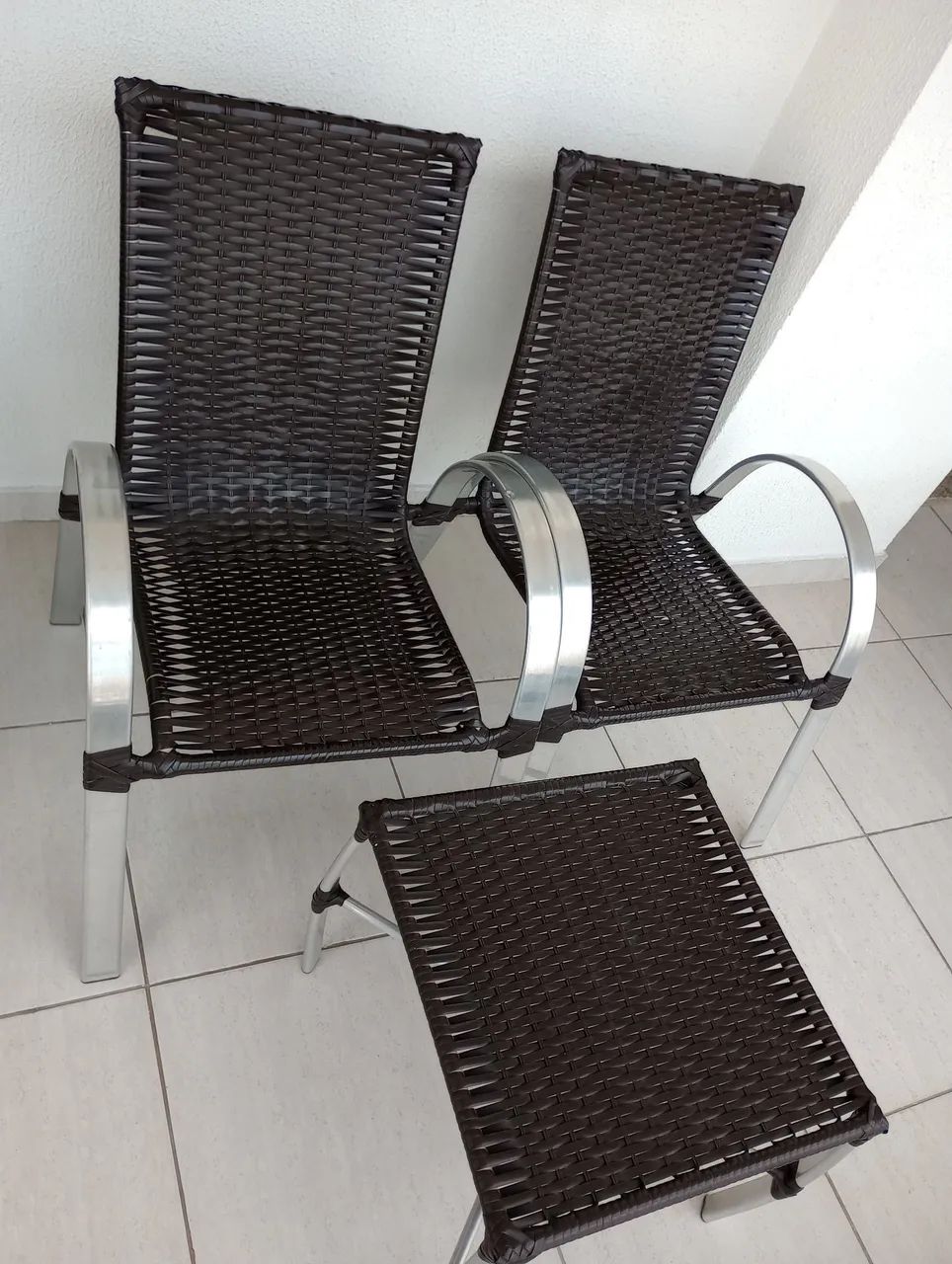 Conjunto para Área Externa - 2 Cadeiras + 1 Mesinha  - Foto 3