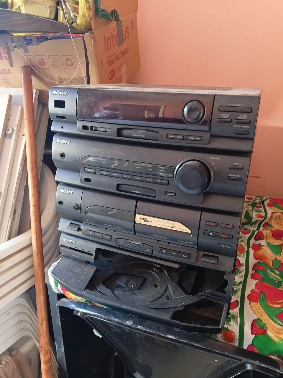 SONY LBT N355 DEFEITO 