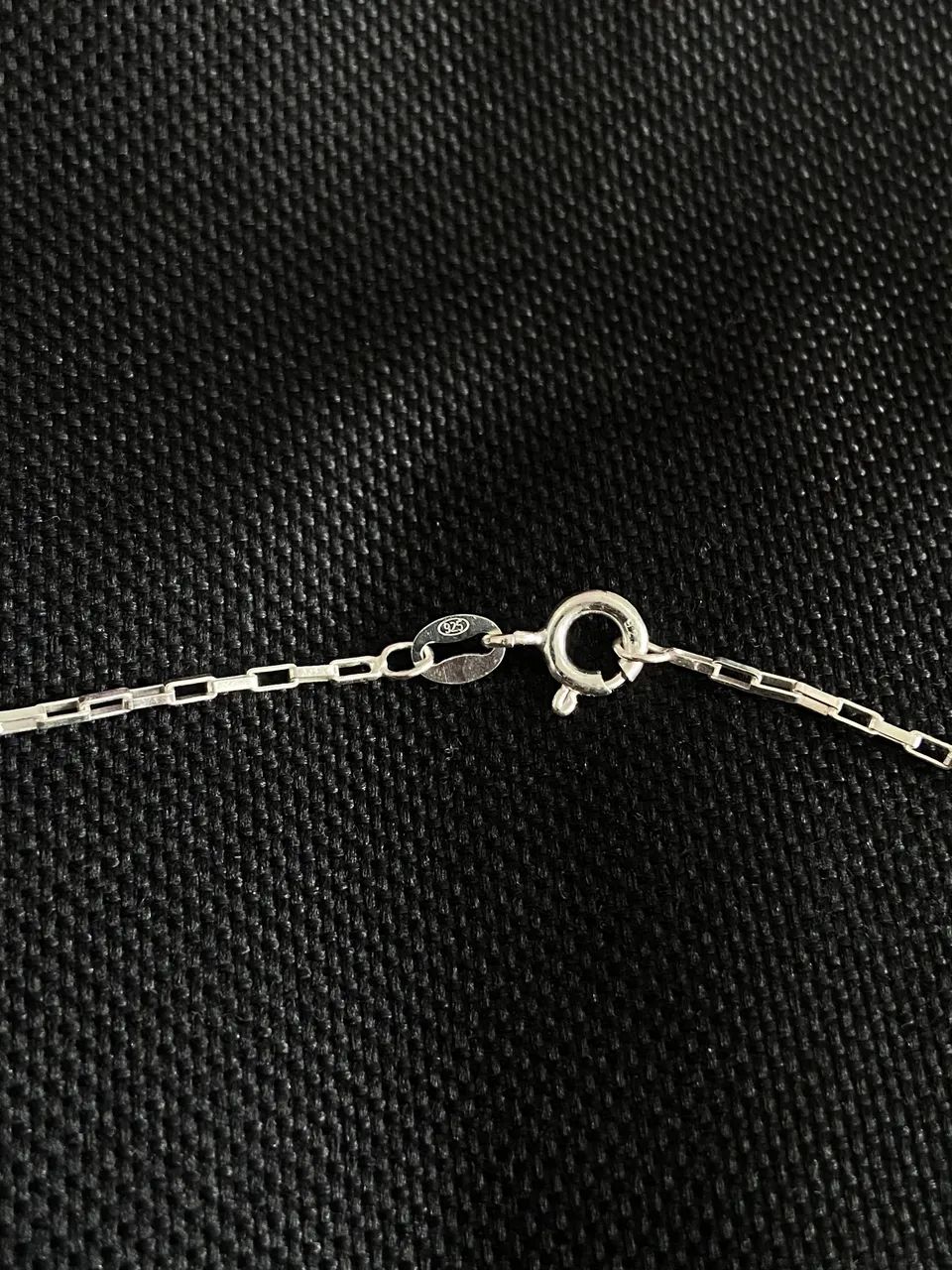 Corrente Modelo Tijolinho 70cm Prata  - Foto 4