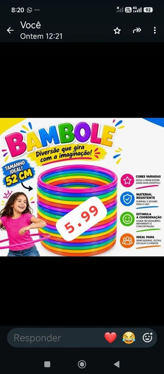 Bambolê promoção 