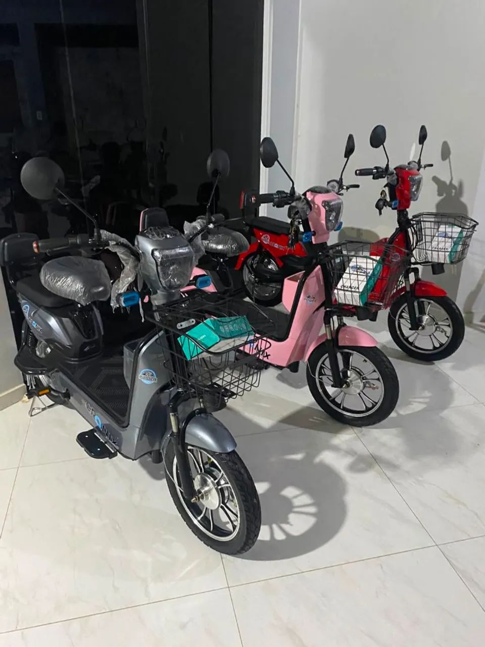 Bicicleta elétrica aro 16 com bluetooth e som  - Foto 5