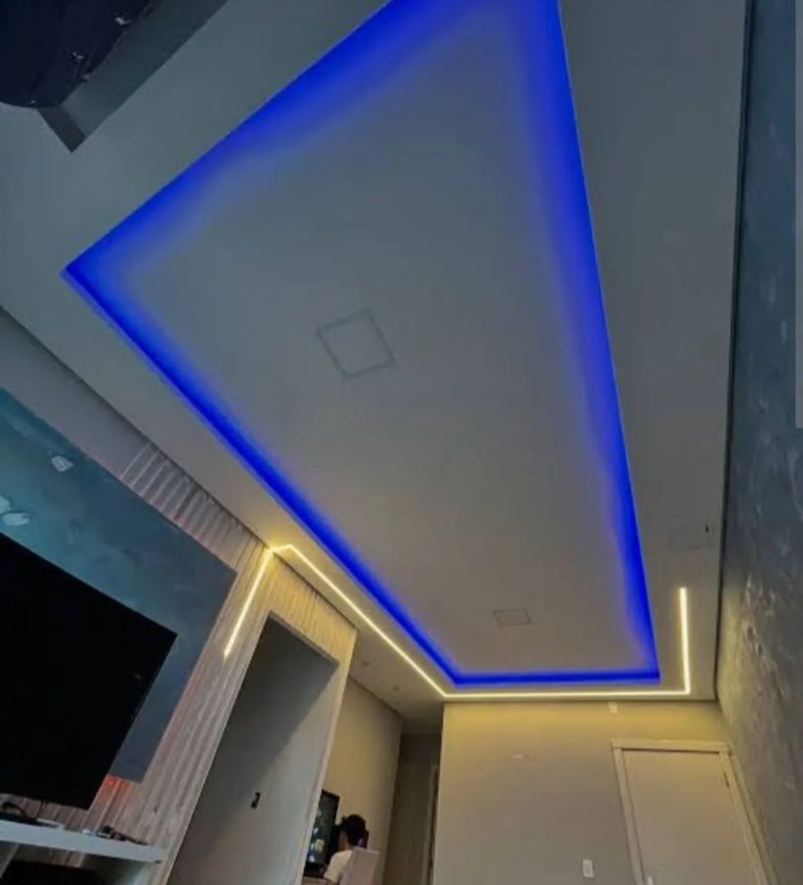 Forro de gesso drywall plaquinha pvc etc.