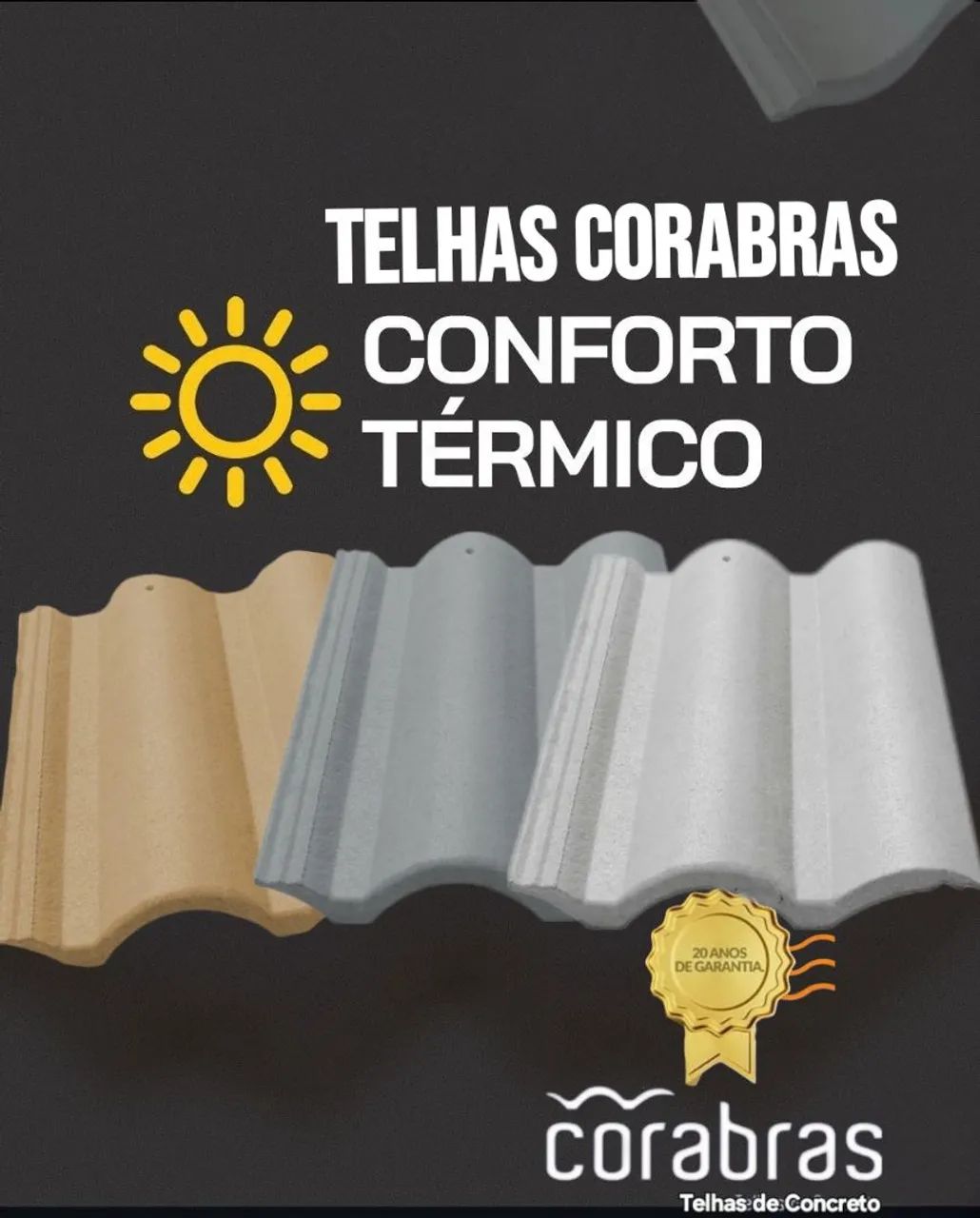Telhas de Concreto Corabras Direto da Fábrica - Foto 4