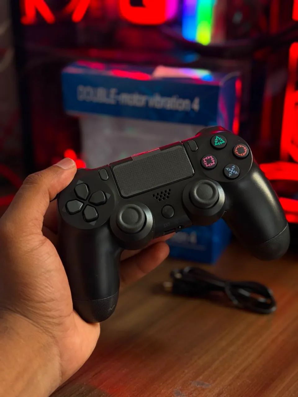 Controle PS4 COMPLETO FUNCIONA EM PC - Foto 5