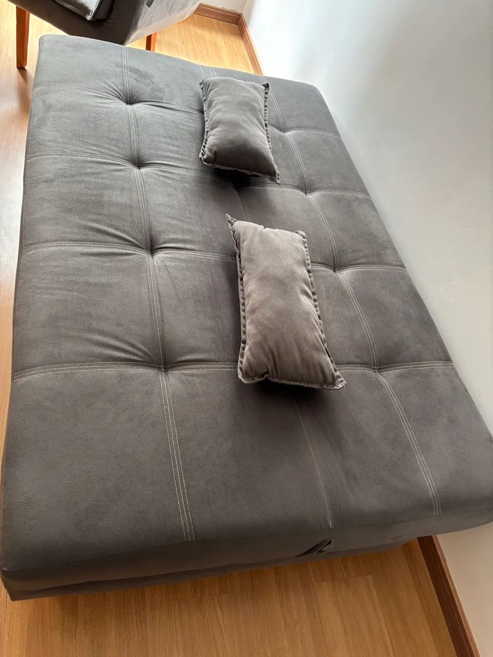 Sofá Cama Cinza  - Foto 2
