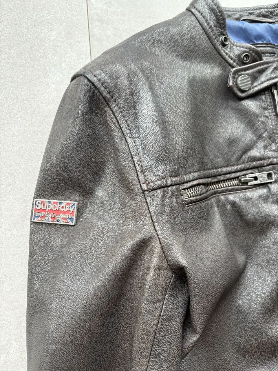 Jaqueta super dry couro legítimo  - Foto 2