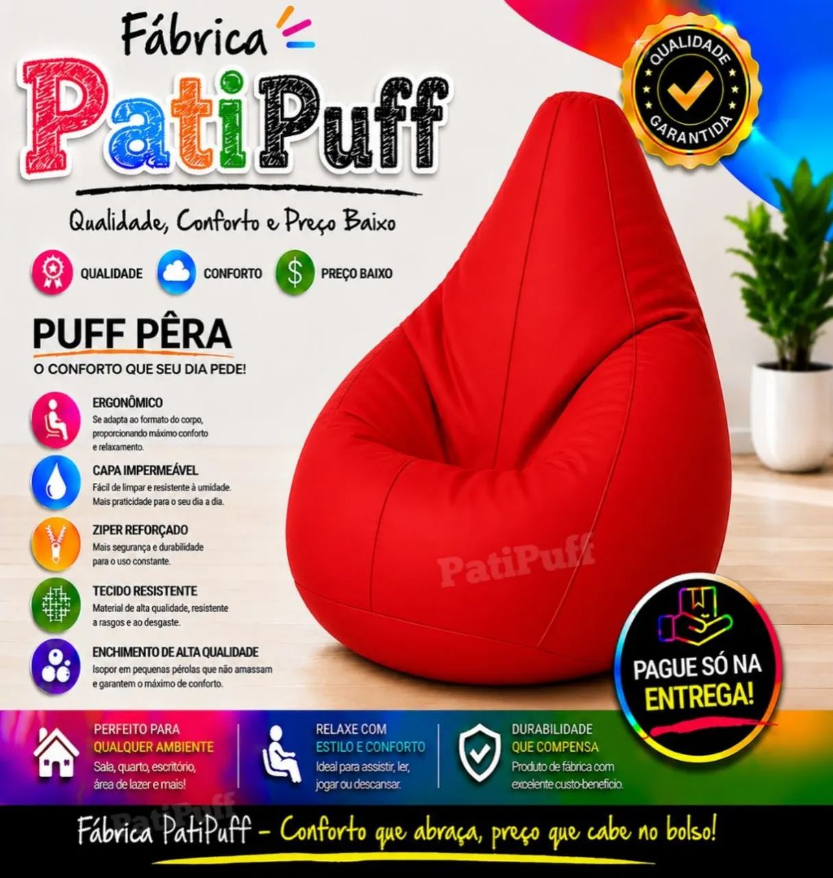 Puff Pera  - Foto 2