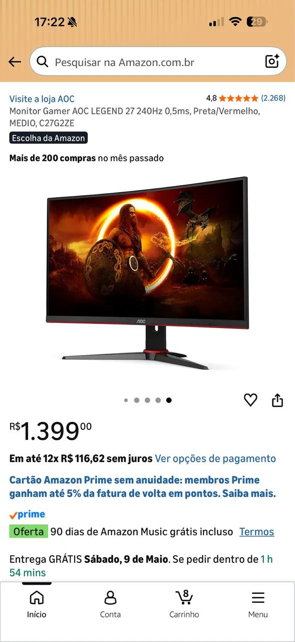 Monitor Gamer AOC LEGEND 27