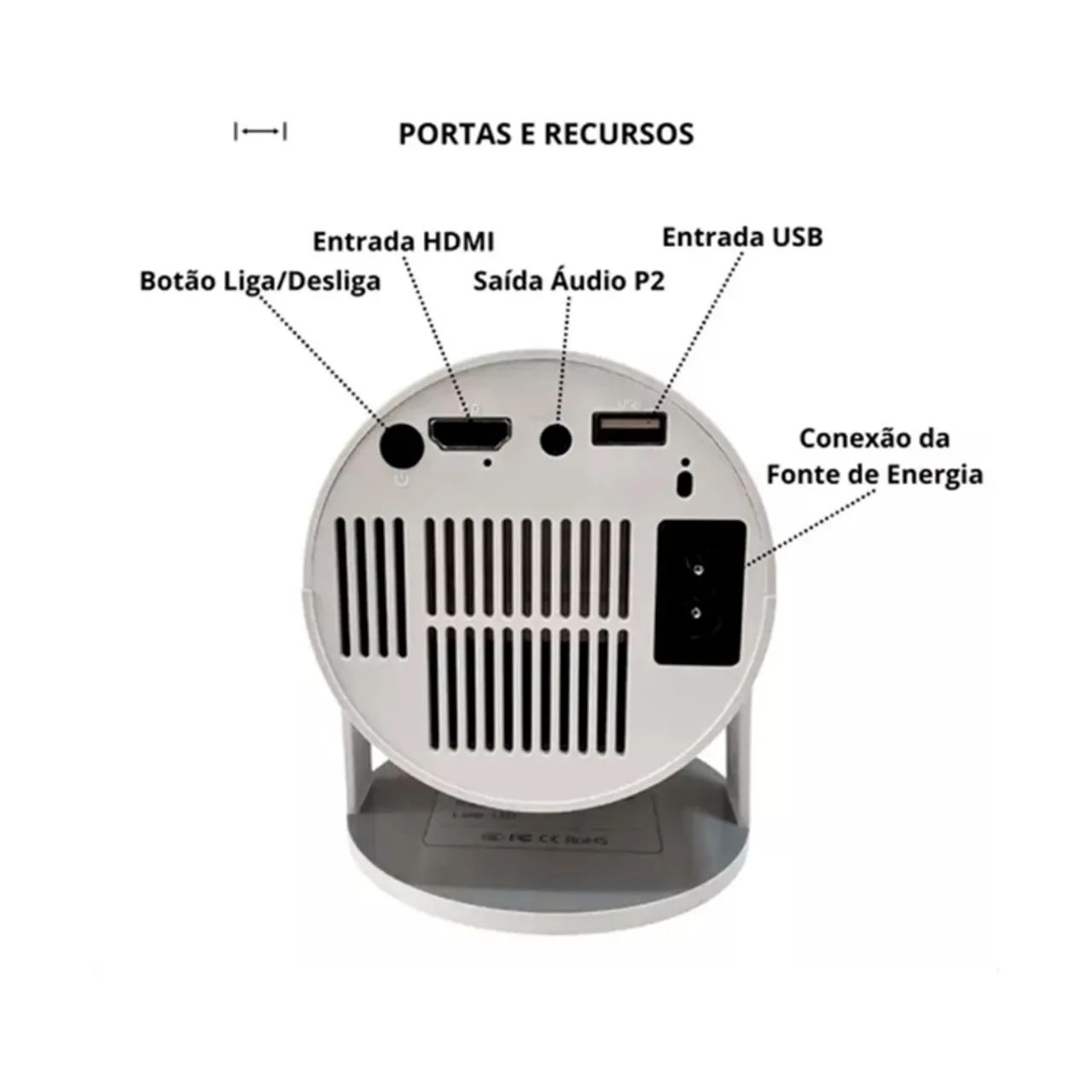 Projetor smart hy300 novo - Foto 3