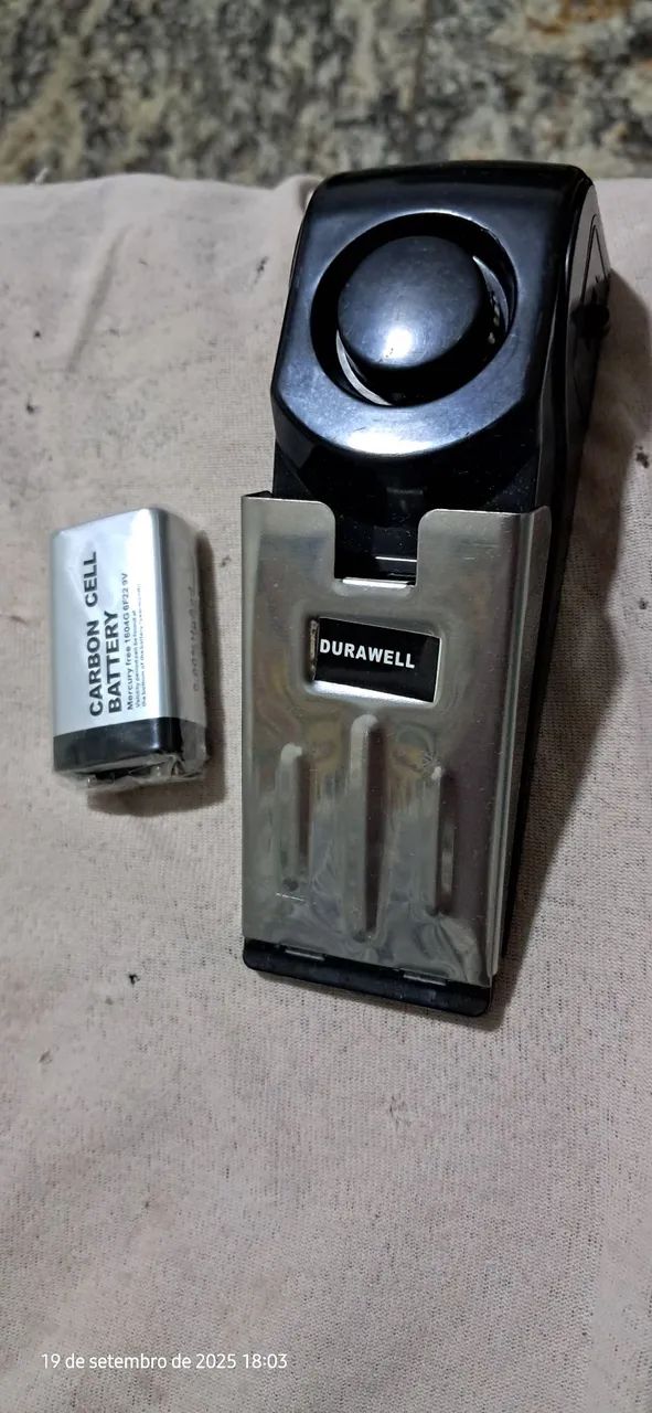 Alarme de porta bateria 