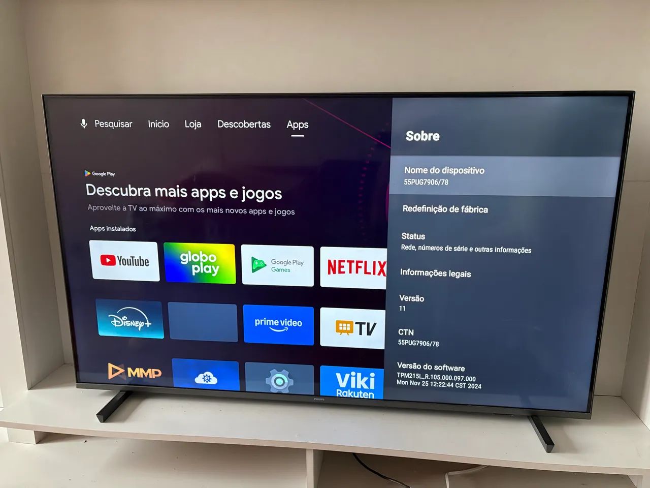 Tv Philips 55 4K + Ambilight + Android - Foto 3