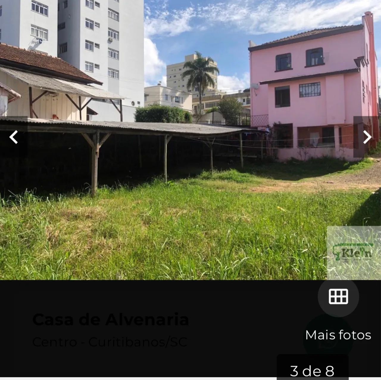 Imóvel a venda no centro de Curitibanos 