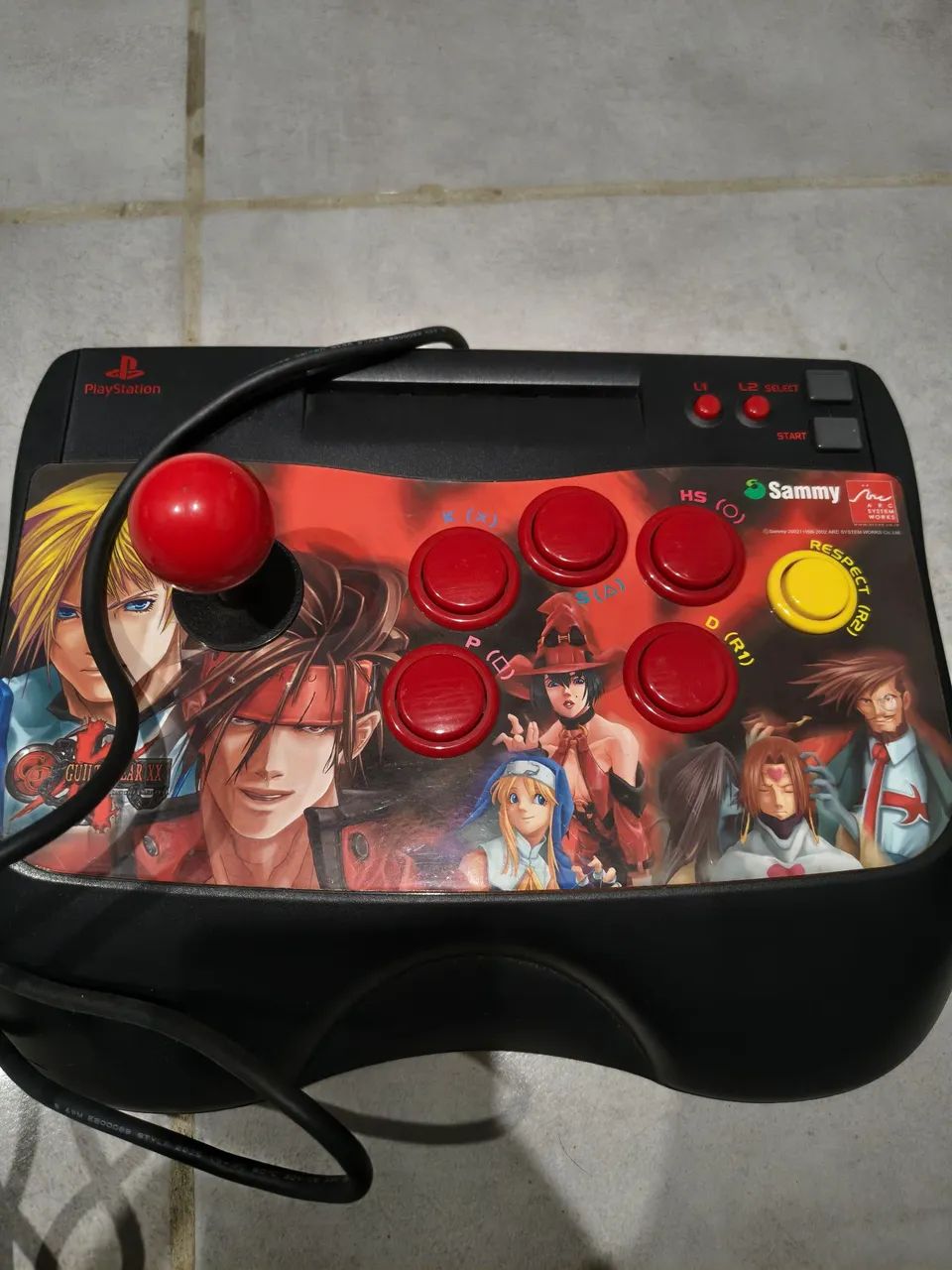Fighterstick guilty gear xx custom ps1, ps2 - Foto 2