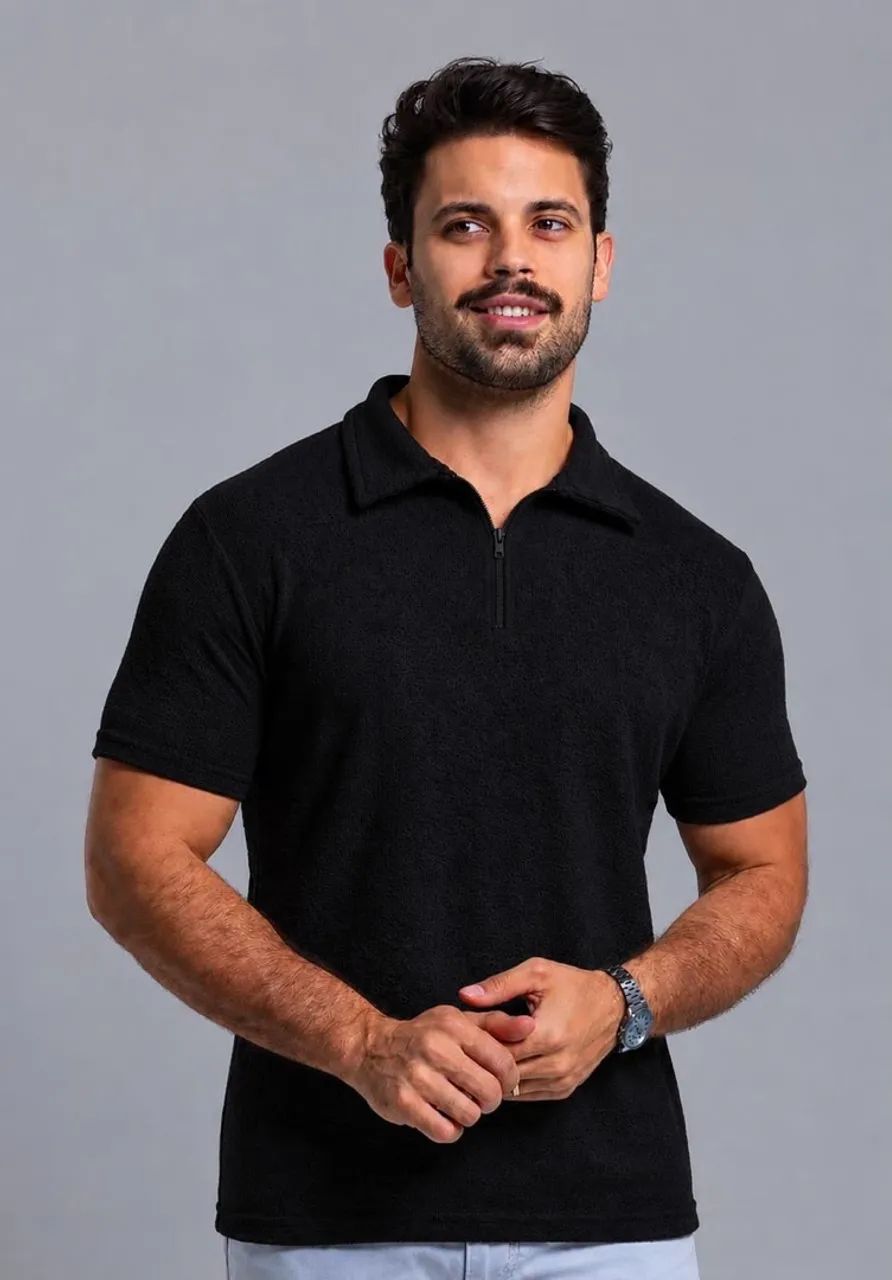 Camisa masculina zíper  - Foto 2