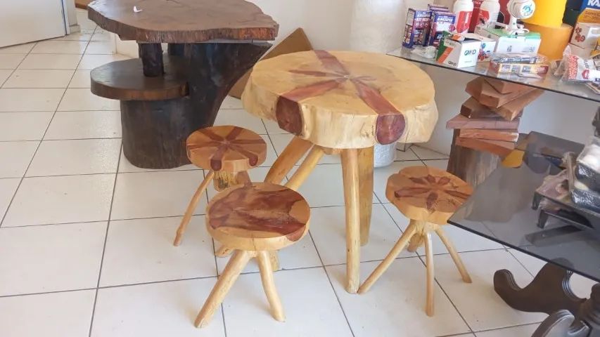 mesa rustica: um toque de charme e sofisticação - Foto 3