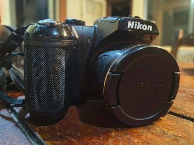 Câmera Nikon Colpix L315  com case de couro! - Foto 2