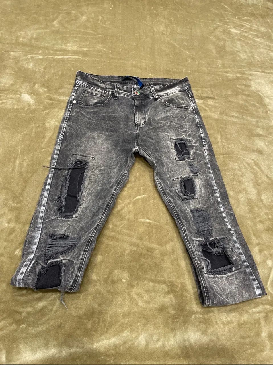 Cal ça City Denim Cinza TM 40 - Foto 2