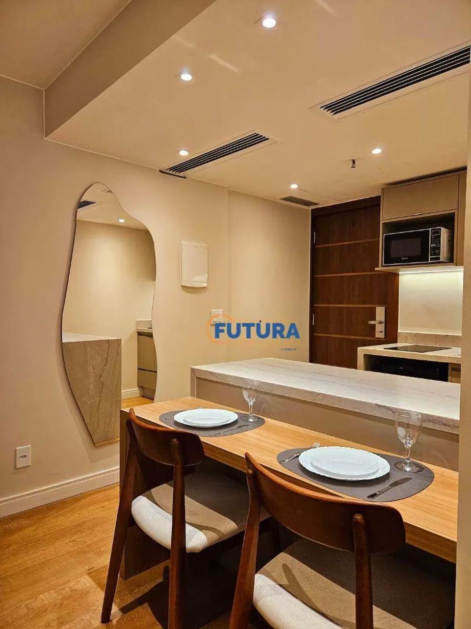 Flat 44 m² - Ed Kubitschek Plaza 100% Mobiliado e reformado - Foto 5