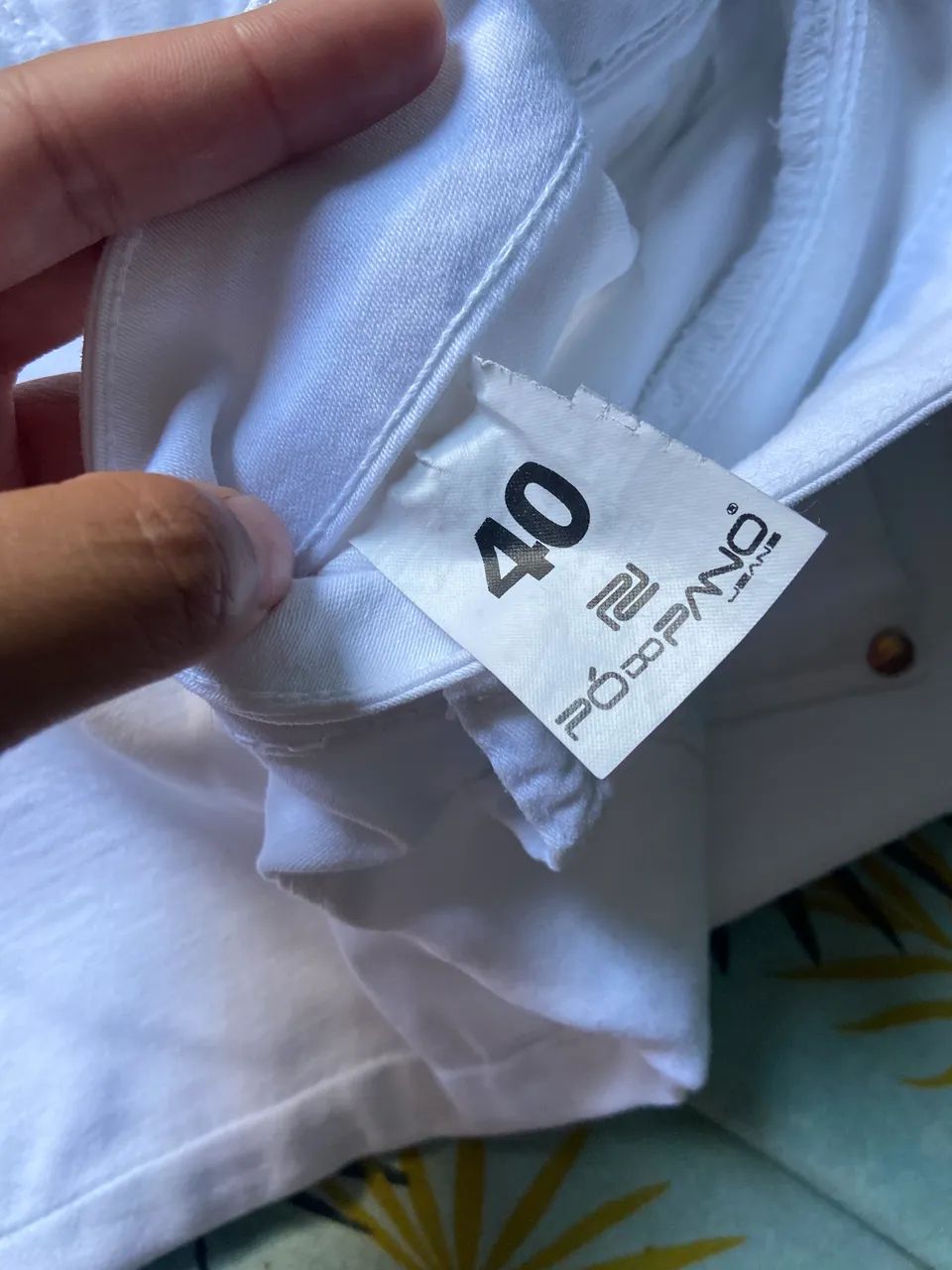 Calça feminina branca  - Foto 2
