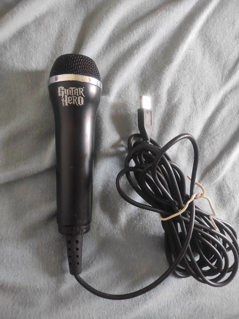 Microfone USB original Guitar Hero, utilizado no Nintendo Wii 