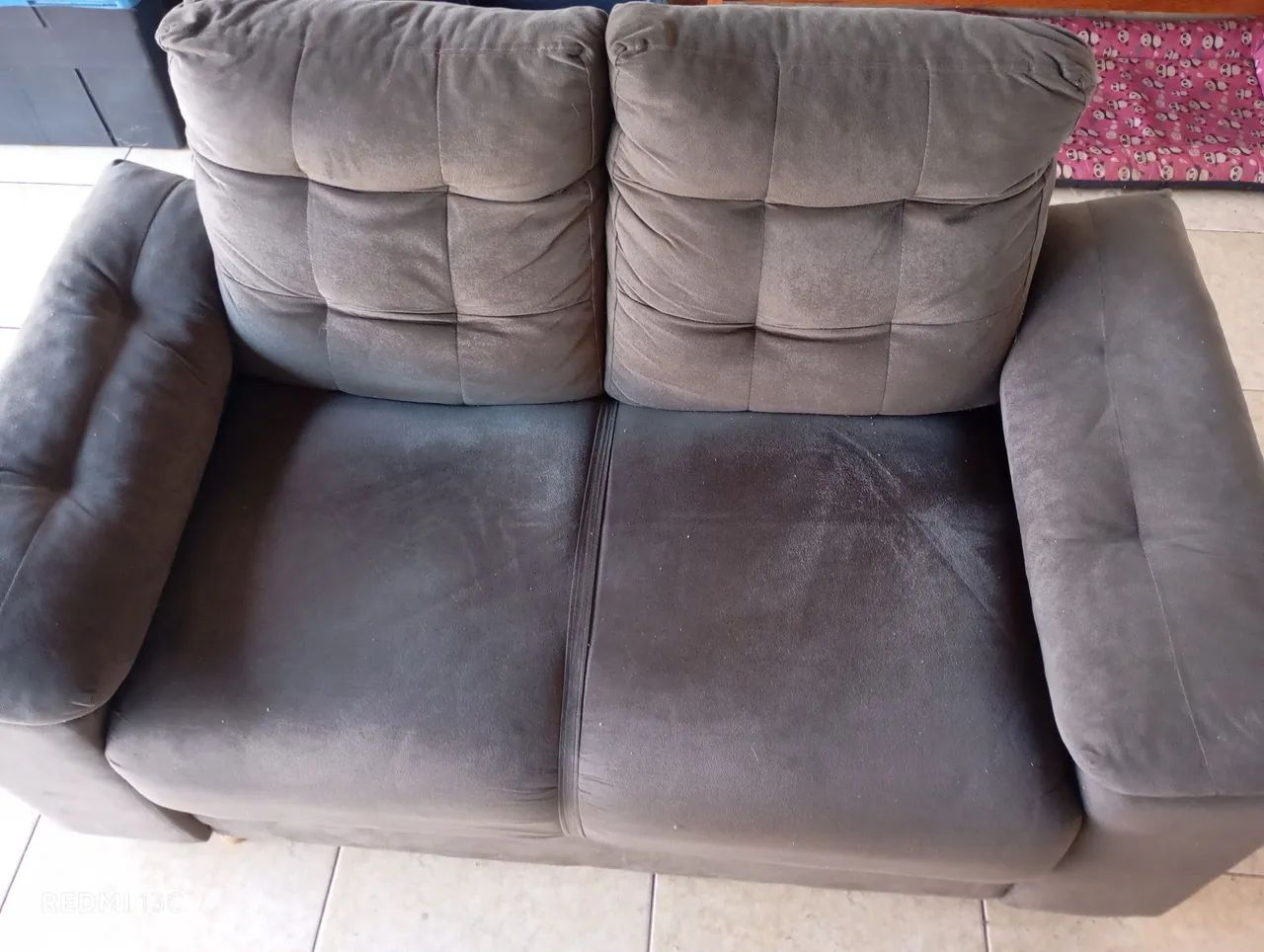 Sofá 2 lugares usado e em bom estado