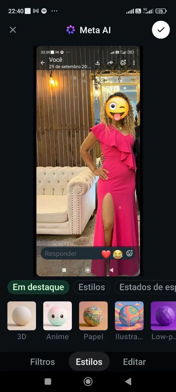 Vestidos Femininos - Lindos e Conservados - Ótimo Preço - Foto 3
