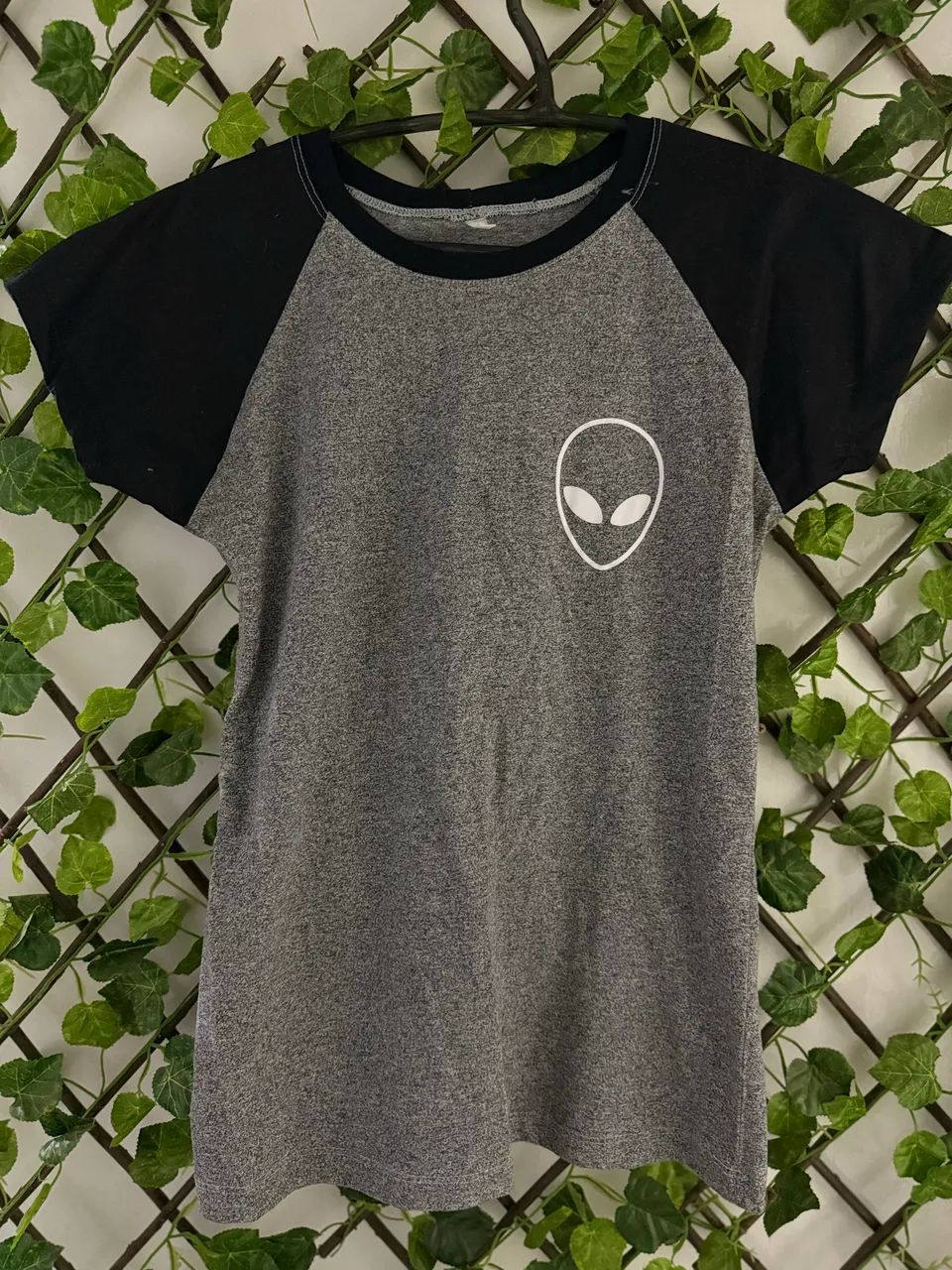 Camiseta estilo raglan