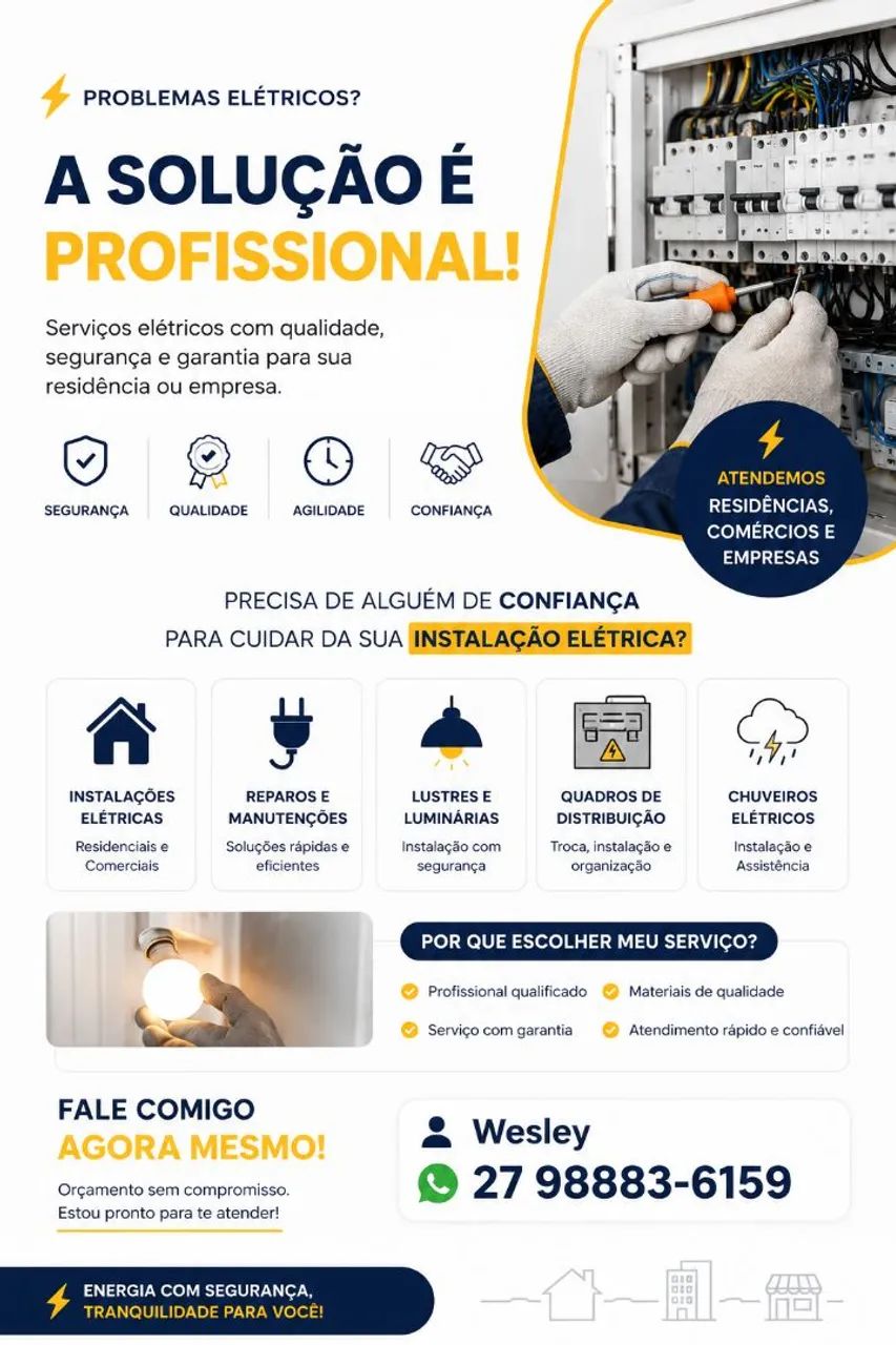 A solução para sua instalação eletrica