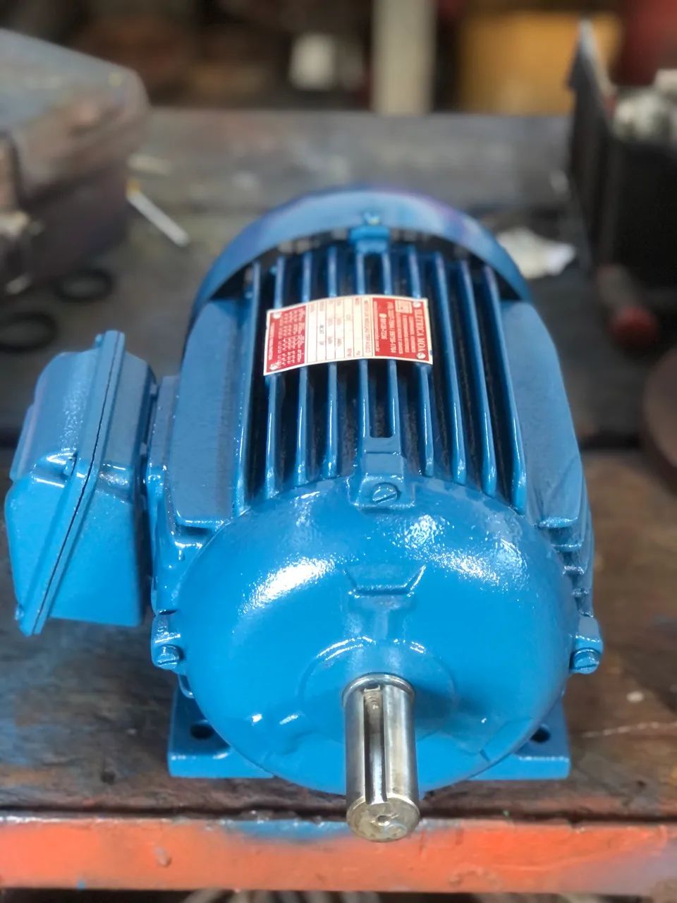 Motor weg 5cv 1740 rpms 220/380v trifásico  - Foto 5