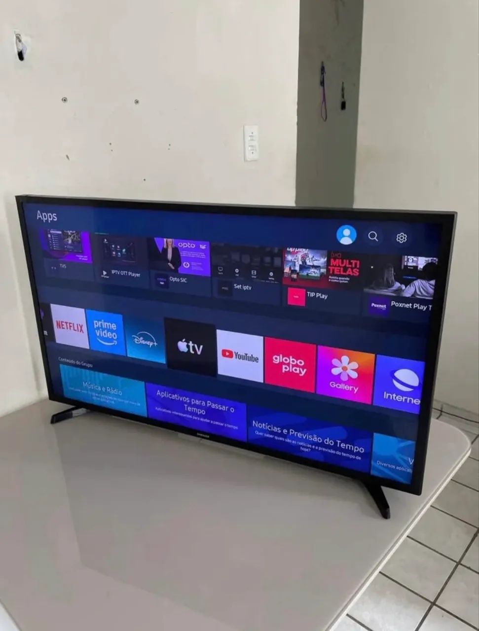 Tv Smart 43 Polegadas Samsung - Novíssima 