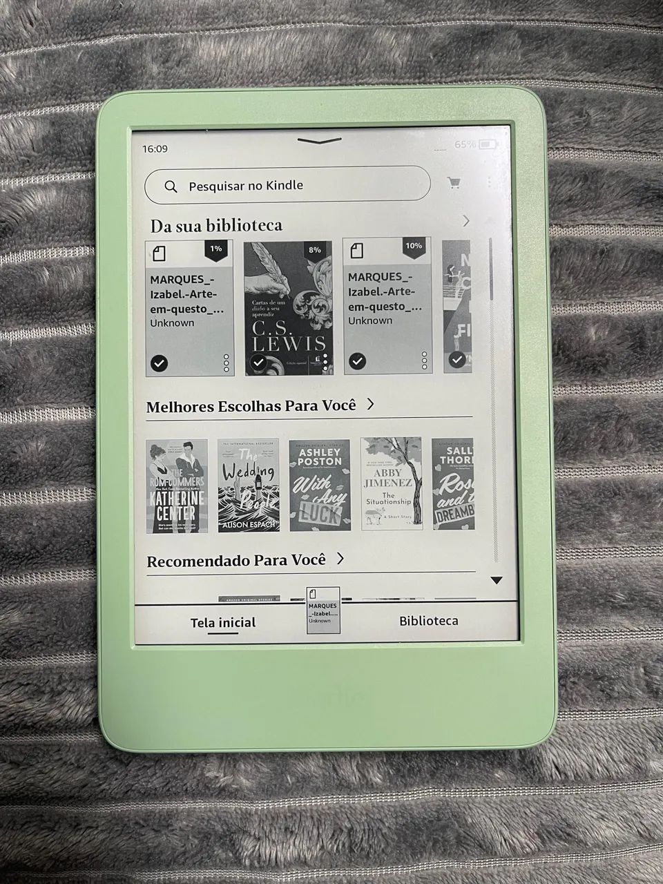 Kindle verde 11ª 16gb - Tablets e E-Readers - Regomoleiro, São